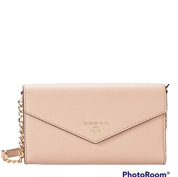 Michael Kors Jet Set Convertible Clutch/Crossbody - Picture 1 of 16